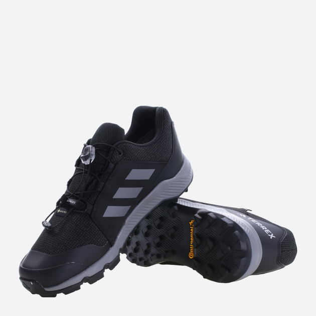 Підліткові трекінгові кросівки для хлопчика Adidas Terrex GTX K IF7519 38.5 Чорні з сірим (4066746340820) - зображення 4