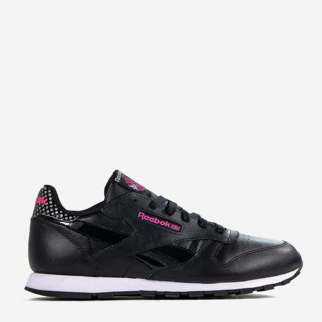 Buty sportowe młodzieżowe dla dziewczynki Reebok CL Leather GirL SQU CM9136 36 Czarne (4058028020223) - obraz 1