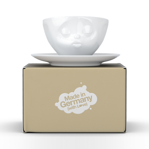 Чашка порцелянова з блюдцем 58products Tassen Kissing 200 мл Tass14201/TA - Фото 5 Чашка порцелянова з блюдцем 58products Tassen Kissing 200 мл Tass14201/TA - зображення 5