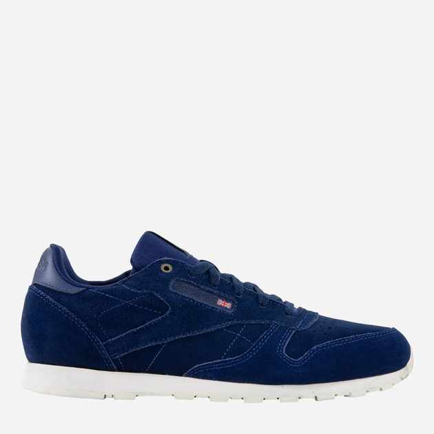 Дитячі кросівки для дівчинки Reebok CL Leather MCC CN0001 34.5 Темно-сині (4058028125690) - зображення 1