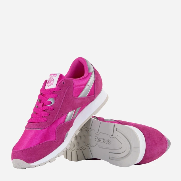 Підліткові кросівки для дівчинки Reebok CL NYLON BD1287 36.5 Рожеві (4056563483411) - зображення 4