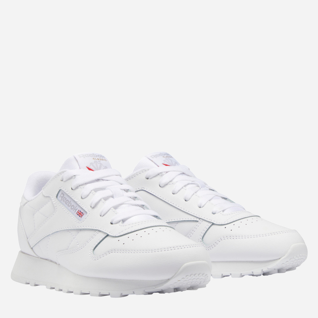 Buty sportowe młodzieżowe dla dziewczynki Reebok Classic Leather 100010471 37 Białe (4065422059957) - obraz 2