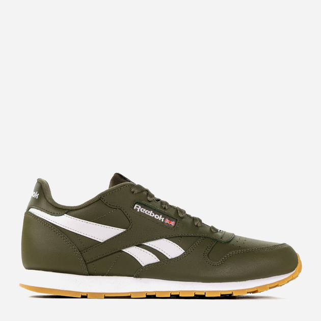 Підліткові кросівки для хлопчика Reebok Classic Leather DV9610 35 Темно-зелені (4061624641839) - зображення 1