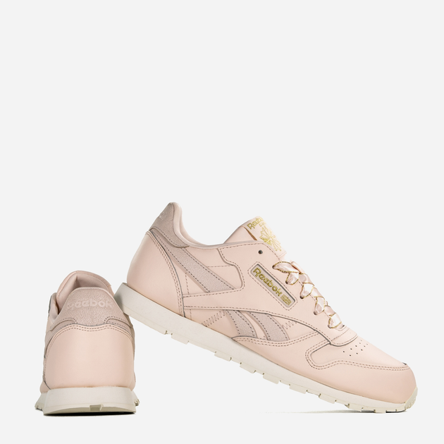 Buty sportowe młodzieżowe dla dziewczynki Reebok Classic Leather DV9630 37 Różowe (4061624698895) - obraz 3