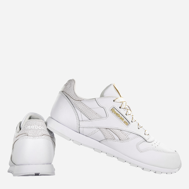 Buty sportowe młodzieżowe dla dziewczynki Reebok Classic Leather DV9631 37 Białe (4061624705135) - obraz 3