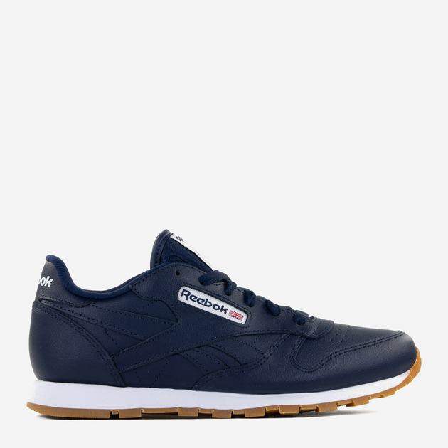 Підліткові кросівки для хлопчика Reebok Classic Leather GumAR1312 36.5 Темно-сині (4056565173389) - зображення 1