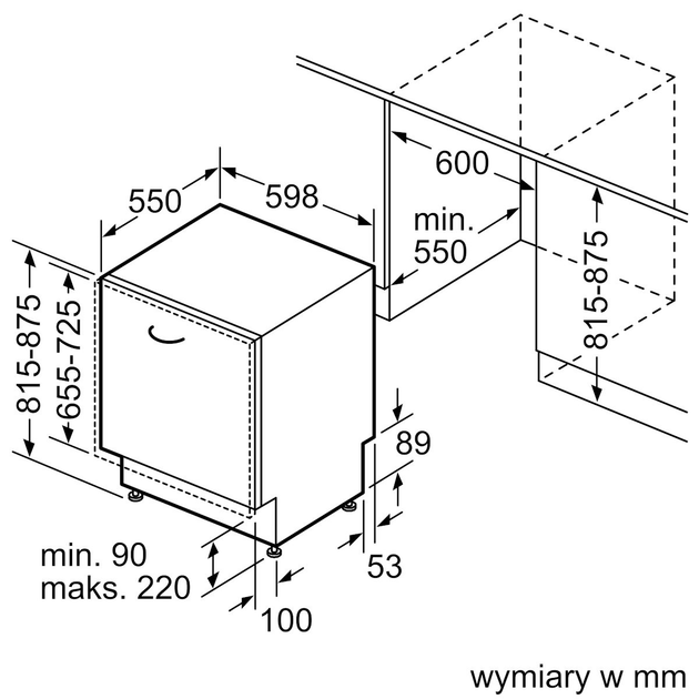 Zmywarka do zabudowy Bosch SMV24AX04E - obraz 9