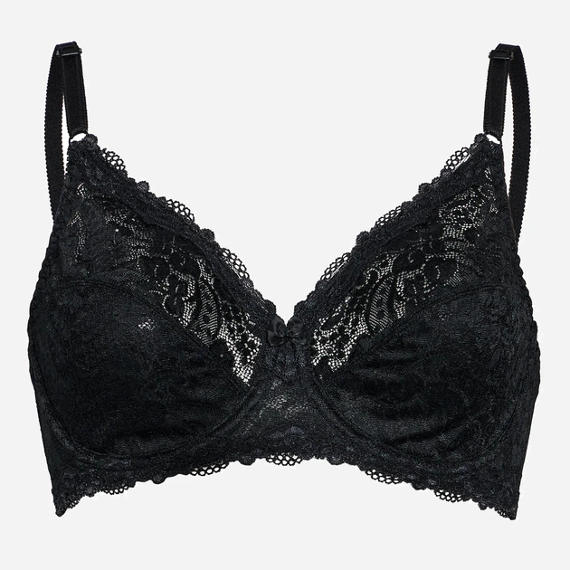 Biustonosz damski z fiszbinami z koronką Triumph 10166802 80E Czarny (7613112817850) - obraz 3