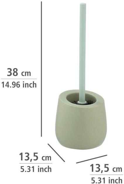 Szczotka do WC Wenko Badi zielona (4008838236741) - obraz 4