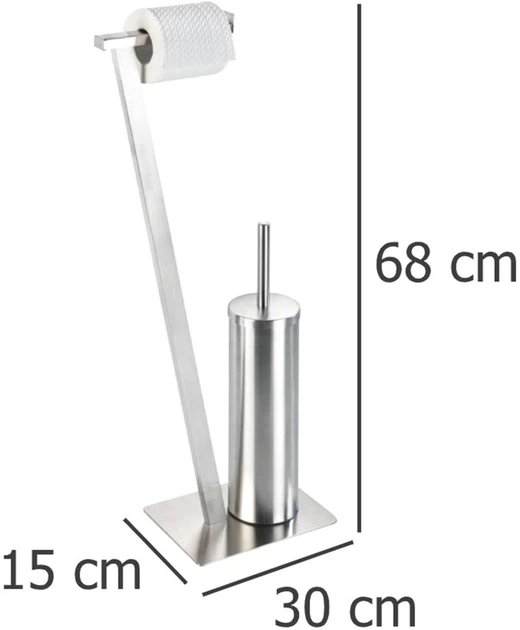 Підставка WENKO для туалетного паперу і туалетної щітки lirio (4008838306246) - зображення 6
