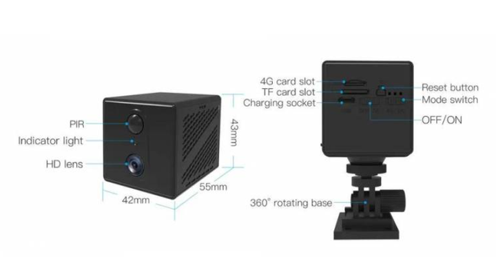 IP 4G Камера видеонаблюдения аккумуляторная беспроводная - изображение 2