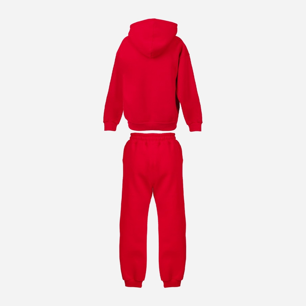 Komplet dresowy damski (bluza z kapturem + spodnie) DKaren Randi M Czerwony (5903251482630) - obraz 4