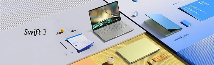 Ноутбук Для Офиса и Дома (2024) Acer Swift 3 i5-1240P/ RAM 16GB /SSD 1TB/ Win11 Licensed QHD Evo Silver - зображення 10