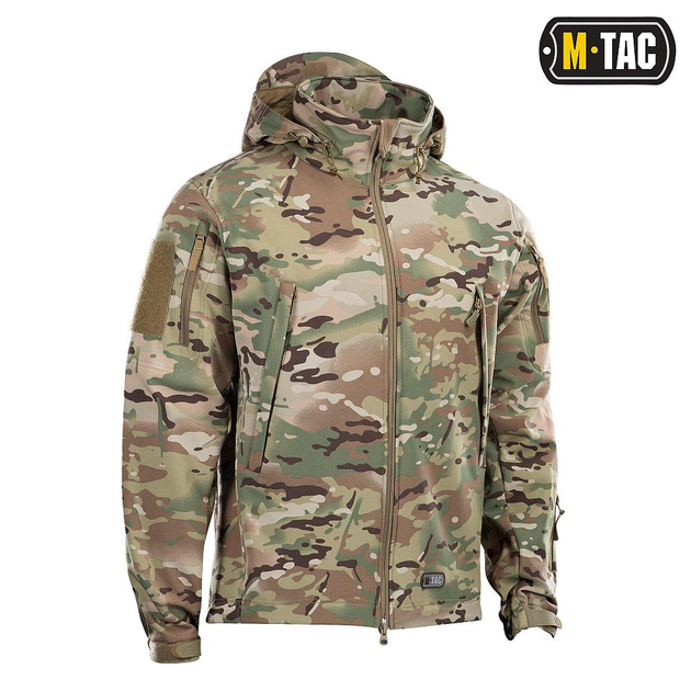 Куртка тактична M-Tac Softshell розмір L колір Multicam - зображення 1