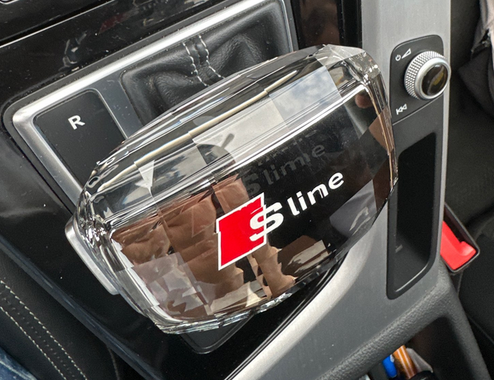 Ручка переключения передач Audi A6 A7 A8 Q7 Q8 хрусталь логотип S-Line (19-23 г.в.) - изображение 3