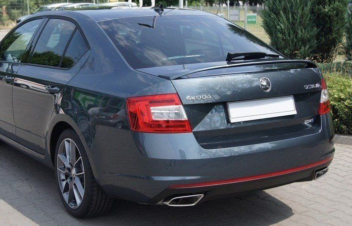 Спойлер багажника Шкода Октавія А7 стиль RS ABS-пластик - зображення 2