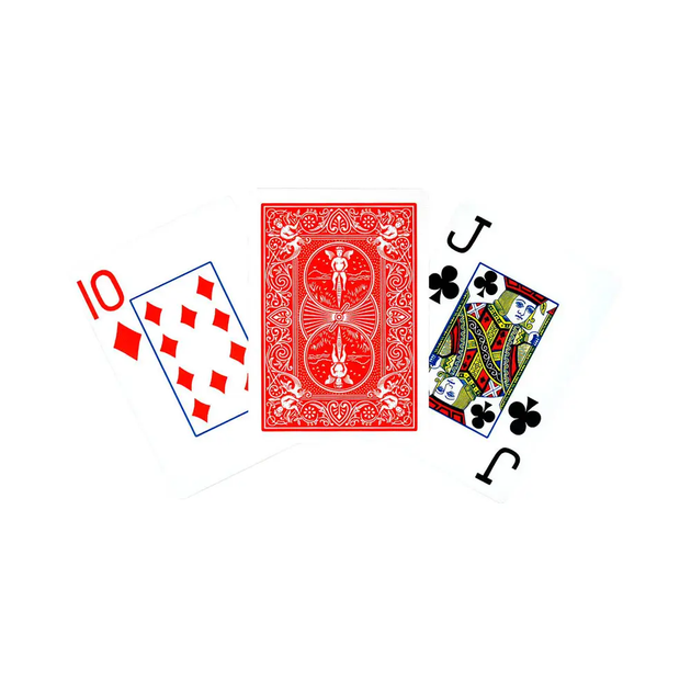 Пластикові Гральні Карти Bicycle Prestige Playing Cards 100% red/blue - Фото 2 Пластикові Гральні Карти Bicycle Prestige Playing Cards 100% red/blue - зображення 2