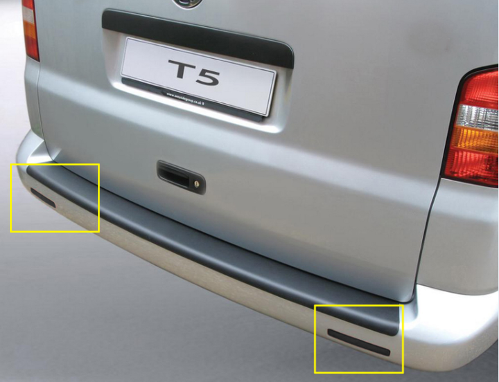 Светодиодные отражатели в задний бампер VW T5 дорестайл, дымчатые - изображение 7