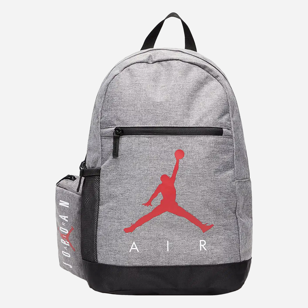 Рюкзак дитячий для хлопчика Nike Jordan Air School Backpack 9B0503-GEH 19 л Сірий (742728576077) - зображення 1