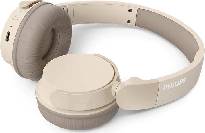 Навушники On-ear Philips TAH3209 BT 5.3 Wireless Mic Beige - зображення 7
