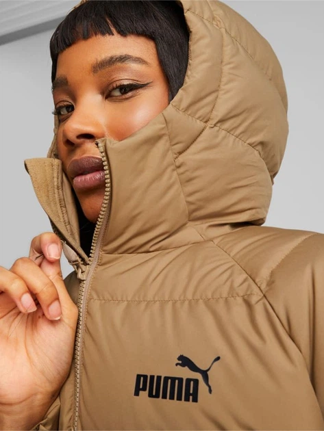 Пуховик зимний длинный женский Puma Long Hooded Down Coat 67536585
