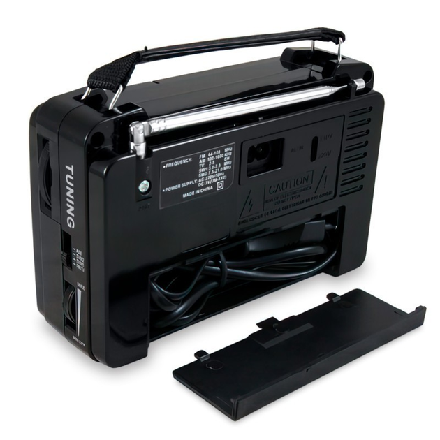 Радиоприемник GOLON RX-A07 USB MP3 с аккумулятором, черный (090j) - Фото 4 Радиоприемник GOLON RX-A07 USB MP3 с аккумулятором, черный (090j) - изображение 4