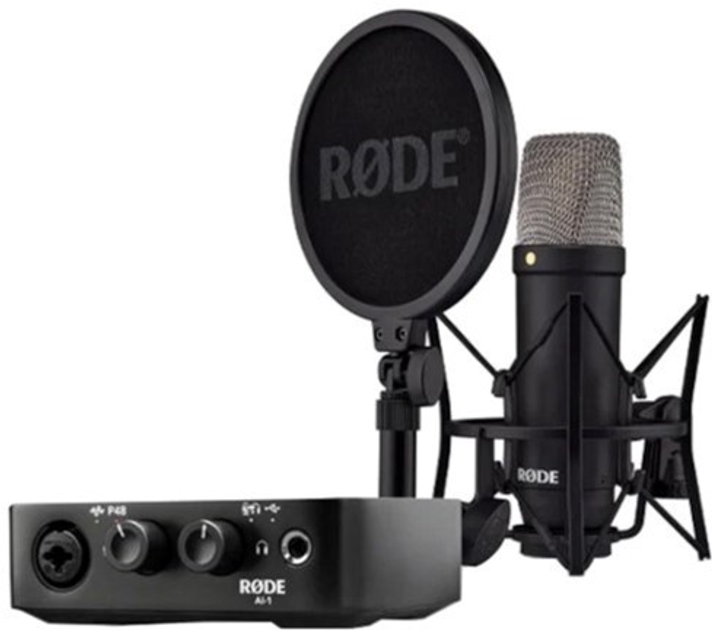 System radiowy Rode NT1 Signature + AI-1 Studio Kit MK2 (RODE NT1S-AI-1 KIT MK2) - obraz 1