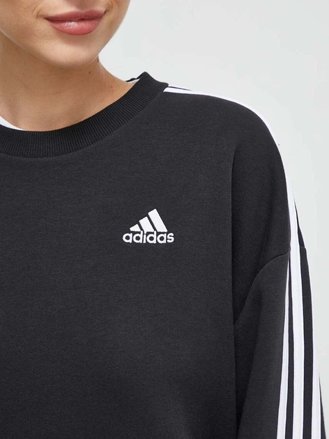Свитшот оверсайз женский Adidas W 3S Fl Os Swt HZ5759 L-XL Black
