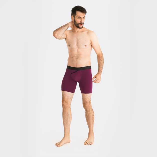 Труси боксери чоловічі бавовняні, Anatomic Long 2.0, Black Series, марсала 3XL BST140-140 - Фото 3 Труси боксери чоловічі бавовняні, Anatomic Long 2.0, Black Series, марсала 3XL BST140-140 - зображення 3