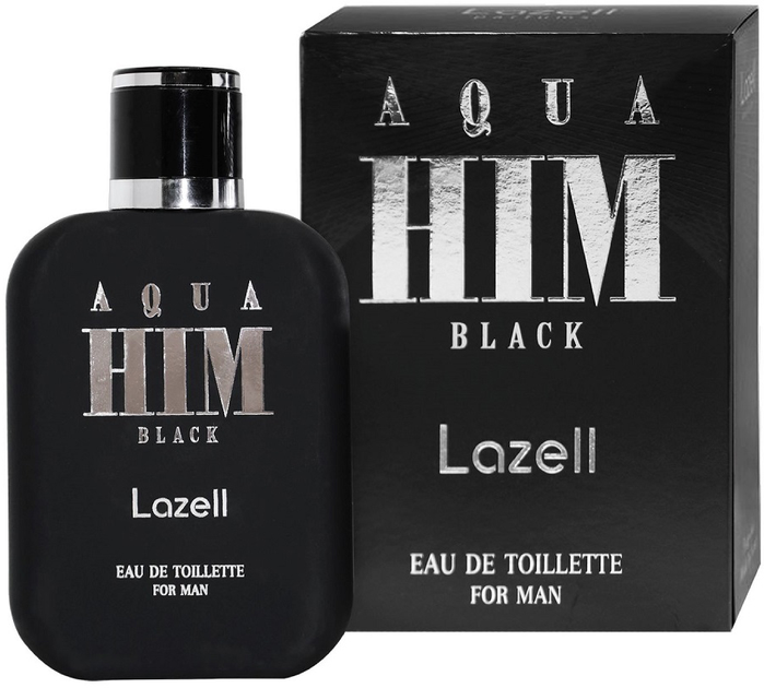 Туалетна вода для чоловіків Lazell Aqua Him Black 100 мл (5907814626165) - зображення 2