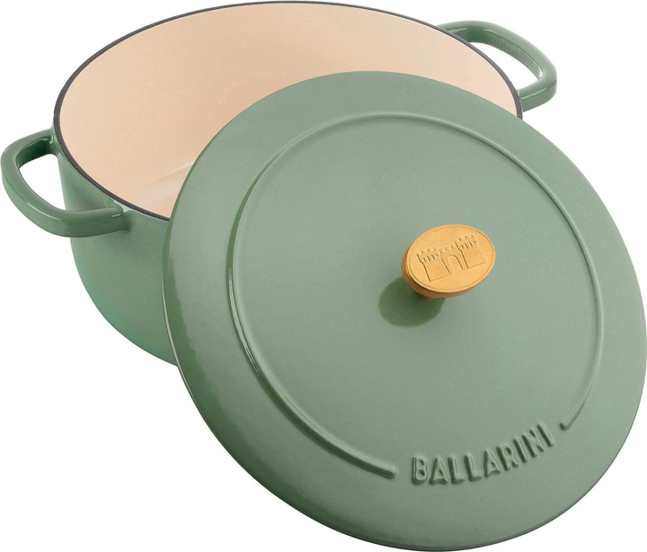 Garnek Ballarini Bellamonte żeliwny okrągły Zielony 5.5 l (4062297005584) - obraz 4
