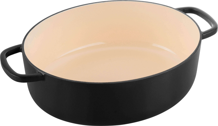 Garnek Ballarini Bellamonte żeliwny owalny Czarny 6.5 l (4062297005287) - obraz 5