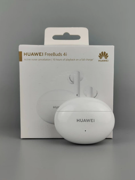 Бездротові навушники Huawei FreeBuds 4і Білі Б/В - зображення 10