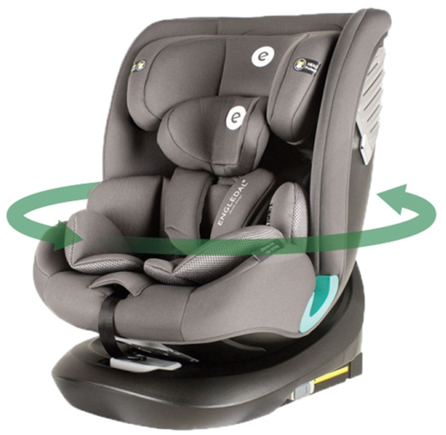 Автокрісло BabyTrold Engledal Malik i-Size Чорне (5704211724278) - зображення 4