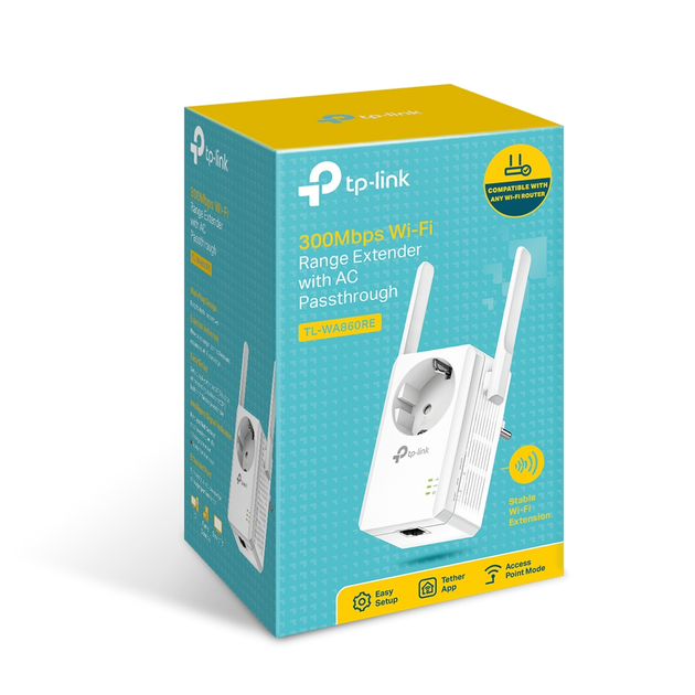 Усилитель Wi-Fi сигнала TP-LINK со встроенной розеткой TL-WA860RE - изображение 4
