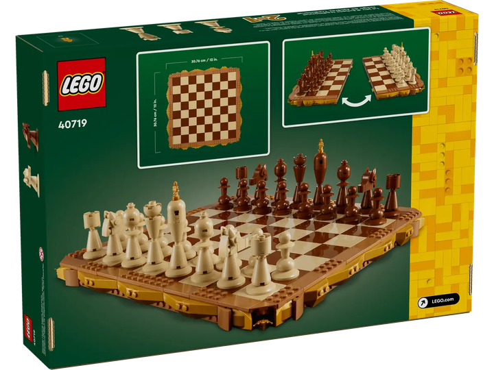 Конструктор LEGO Games: Традиційний шаховий набір 743 елементи (40719) - зображення 3