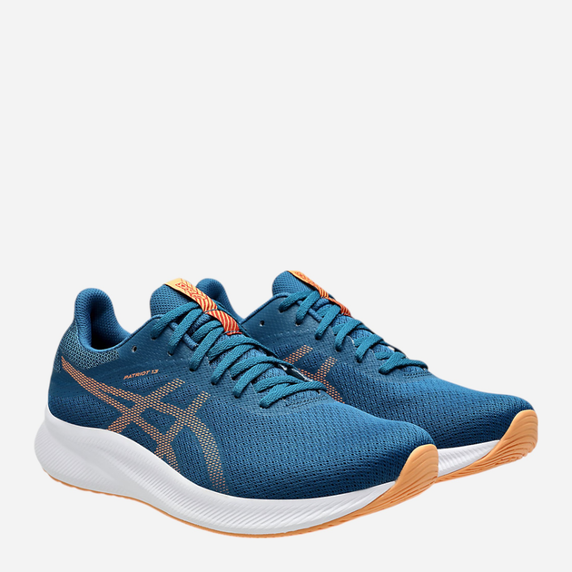 Чоловічі кросівки для бігу ASICS Patriot 13 1011B485-410 44.5 (10.5US) 28.2 см Синій/Помаранчевий (4550457867412) - зображення 2