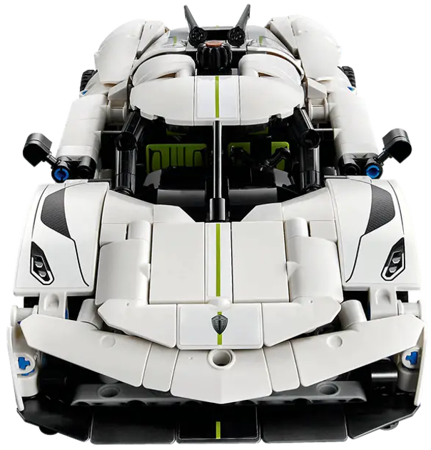 Конструктор LEGO Technic: Білий гіперкар Koenigsegg Jesko Absolut 801 елемент (42184) - зображення 4
