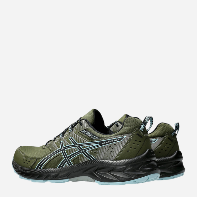 Чоловічі кросівки для бігу ASICS Gel-Venture 9 1011B486-302 45 (11US) 28.5 см Темно-зелені (4550457874854) - зображення 3