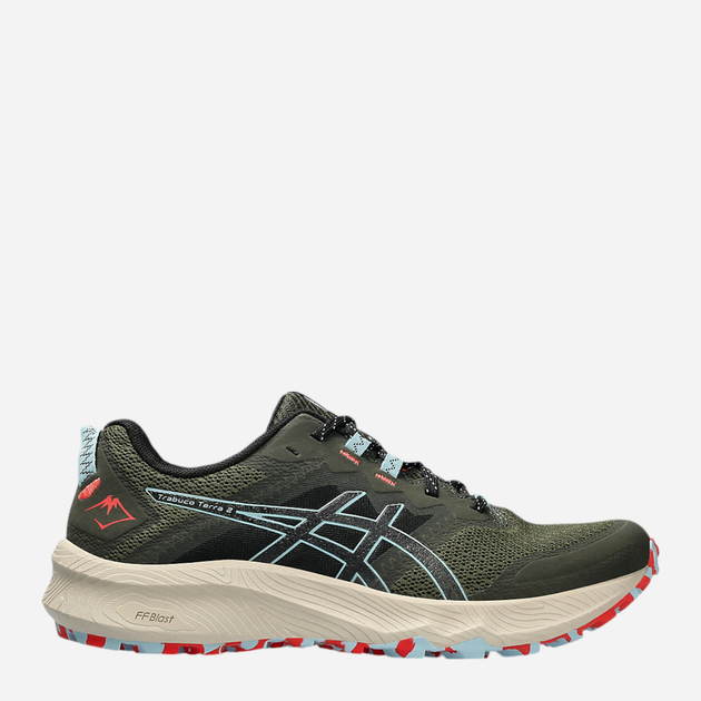 Buty do biegania męskie ASICS Trabuco Terra 2 1011B607-300 40.5 (7.5US) 25.5 cm Ciemnozielony/Niebieski (4550457889247) - obraz 1