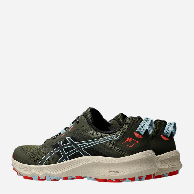 Чоловічі кросівки для бігу ASICS Trabuco Terra 2 1011B607-300 41.5 (8US) 26 см Темно-зелені (4550457889162) - зображення 3