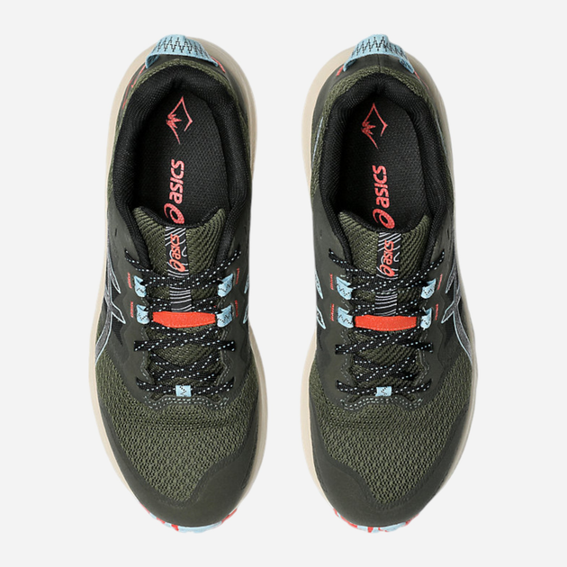 Чоловічі кросівки для бігу ASICS Trabuco Terra 2 1011B607-300 44.5 (10.5US) 28.2 см Темно-зелені (4550457889209) - зображення 5
