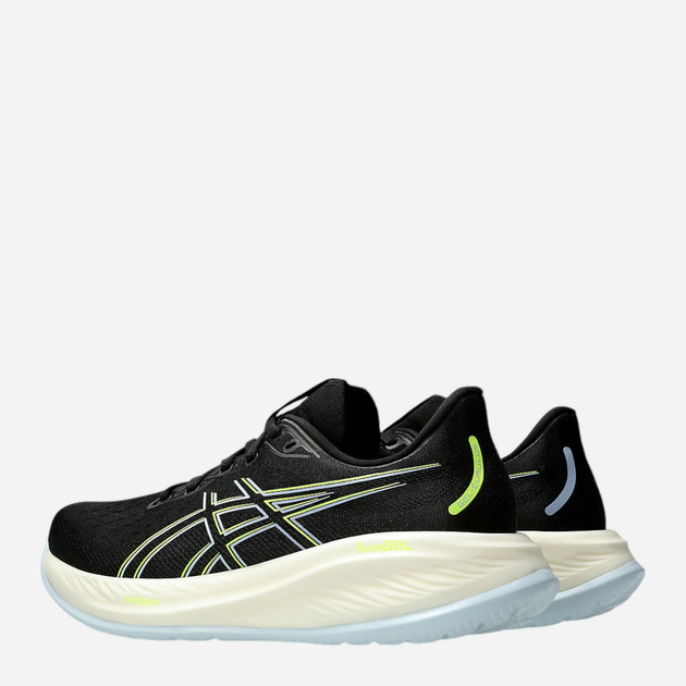 Buty do biegania męskie ASICS Gel-Cumulus 26 1011B792-006 44.5 (10.5US) 28.2 cm Czarny/Żółty (4550457745468) - obraz 3