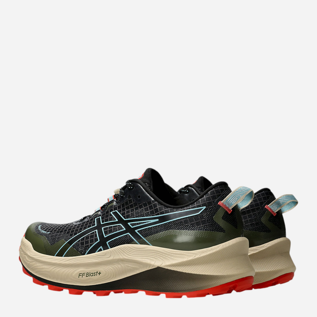 Buty do biegania męskie ASICS Trabuco Max 3 1011B800-002 45 (11US) 28.5 cm Czarny/Niebieski (4550457704403) - obraz 3