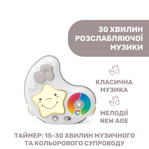 Розвиваючий килимок з проектором-нічником 3 в 1 Chicco Enjoy Colours Бежевий (09866.00) - зображення 7