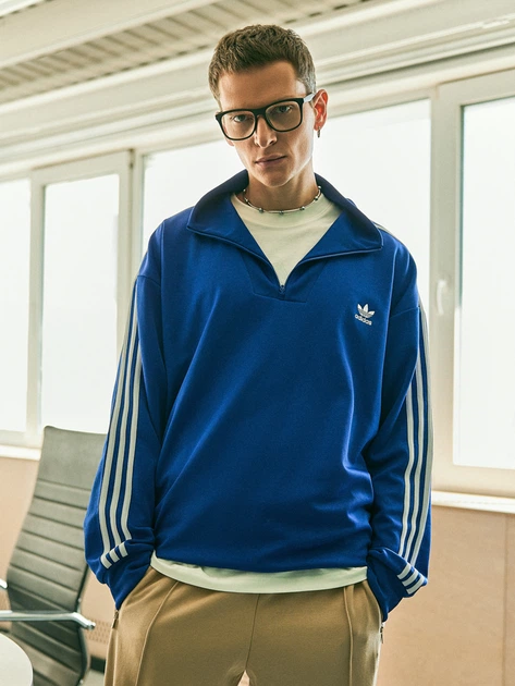 Толстовка на молнии мужская Adidas Originals Funnelneck Tt IX5216