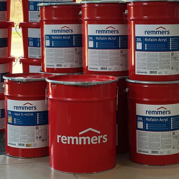 Высококачественная матовая краска Remmers ROFALIN ACRYL база A на водной основе 20 л - изображение 3
