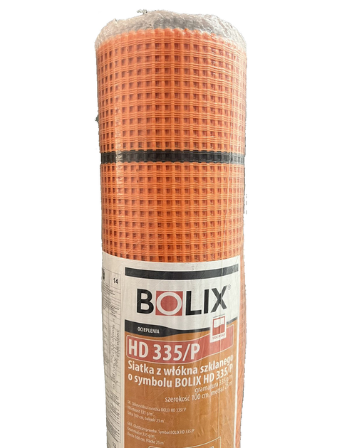 Армирующая цокольная сетка из стекловолокна Bolix HD 335 г/м² 1*25 м² ...