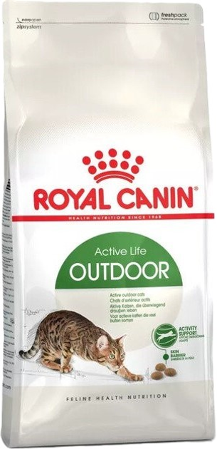 Сухий корм для дорослих котів Royal Canin fhn outdoor зі смаком птиці 4 кг (3182550707381) - зображення 1