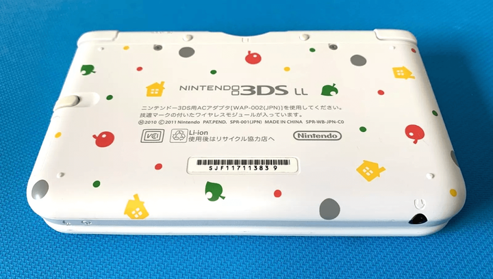 Консоль Nintendo 3DS XL Animal Crossing Limited Edition Модифицированная 32GB White + 10 Встроенных Игр Б/У - изображение 3